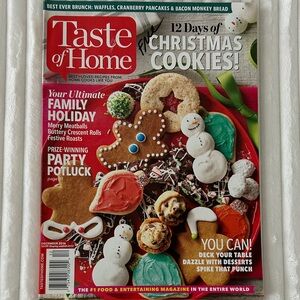 Free w/ Purchase 
December 2016 Taste of Home Festive Cookie Collection